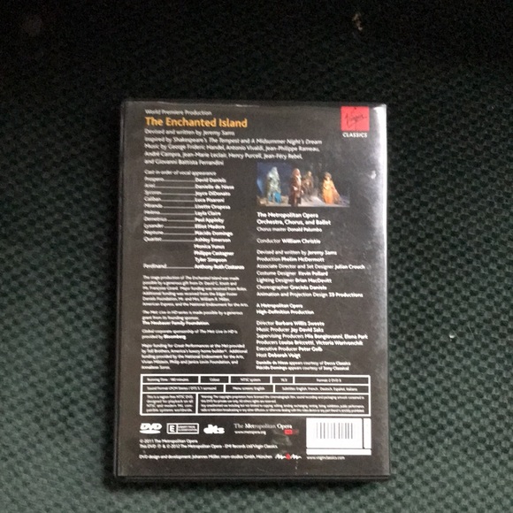 The enchanted island at the Metropolin opera HD 2 DVDs - Picture 2 of 16